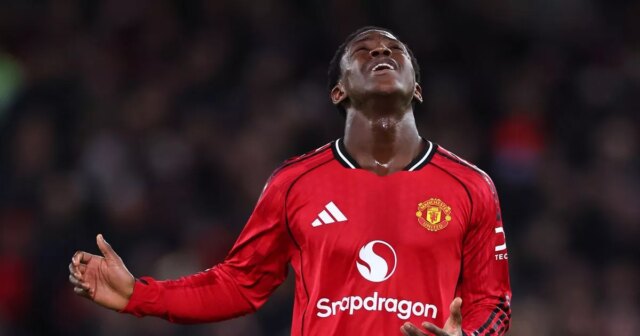 Kobbie Mainoo reaguje