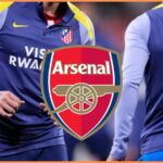 Julian Alvarez z Atlética Madrid sa rozcvičuje