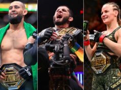 Kto môže zostať šampiónom UFC do roku 2026? Toto sú naše výbery Brit Tom Aspinall reaguje po zásahu do oka pri súboji s Francúzom Ciryl Gane počas zápasu o titul v ťažkej váhe UFC na UFC 321 v Etihad Arena v Abu Dhabi začiatkom 26. októbra 2025. (Foto Giuseppe CACACE / AFP) (Foto: GIUSEPPE Getty Images/AFP)