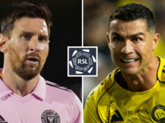 Legenda Barcelony „ponúkla“ 1,21 miliardy libier, aby sa pripojila ku Cristianovi Ronaldovi v práci „na celý život“ Legenda Barcelony „ponúkla“ 1,21 miliardy libier, aby sa pripojila ku Cristianovi Ronaldovi v práci „na celý život“