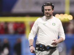 Legenda LSU spochybňuje odkaz Dana Lanninga po triede katastrof v Oregone vs. Indiana v roku 2026 v Peach Bowl logo pochodového šialenstva