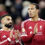 Liverpoolske hviezdy Mohamed Salah a Virgil van Dijk