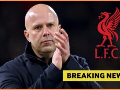 Liverpool stále číha na prestup Marca Guehiho Marc Guehi v predzápasovej rozcvičke s Crystal Palace