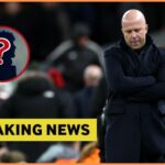 Adam Wharton z Crystal Palace reaguje po prehre so Sunderlandom