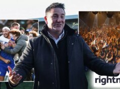 Majiteľ Macclesfieldu kúpil hrdinov FA Cupu na Rightmove po štvordňovom ohýbaní Ibizy Rob Smethurst s úsmevom na ihrisku.