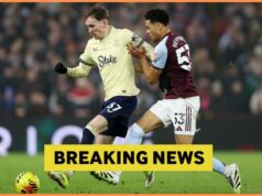 Man United chýba, pretože James Garner podpísal zmluvu s Evertonom James Garner z Evertonu v akcii proti Bournemouthu