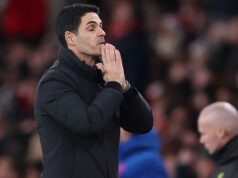 Man Utd plánuje krok s cieľom uzavrieť výhodný prestup útočníka pod nosom Arsenalu Mikel Arteta počas zápasu Arsenalu