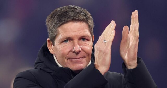 Man Utd získal podporu Olivera Glasnera pri prestupoch medzi ďalšími Oliver Glasner, manažér Crystal Palace, tlieska pred zápasom Premier League medzi Crystal Palace a Tottenham Hotspur v Selhurst Park