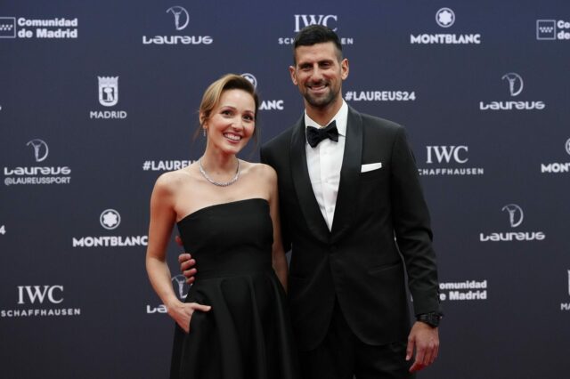 Manželka Novaka Djokoviča Jelena posiela emotívny odkaz s nevídanými fotografiami Novak Djokovič na Hellenic Championship 2025. (Foto: Getty)