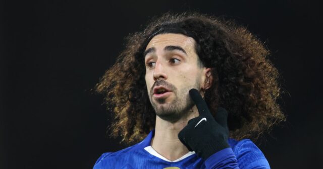Marc Cucurella z Chelsea počas zápasu Premier League medzi Fulhamom a Chelsea v Craven Cottage 7. januára 2026 v Londýne, Anglicko