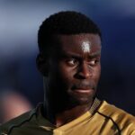 Marc Guehi v sobotu v akcii za Crystal Palace