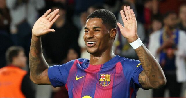 Marcus Rashford hrá za Barcelonu