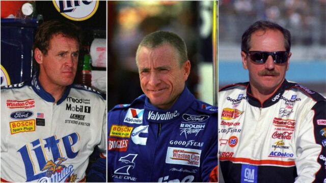 Mark Martin reaguje na štatistiky, ktoré ho klasifikujú nad Daleom Earnhardtom a Rustym Wallaceom klasickým spôsobom
