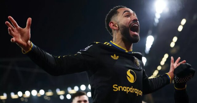 Matheus Cunha odhaľuje ohnivý štvorslovný odkaz Michaela Carricka hráčom Man Matheus Cunha oslavuje gól za Manchester United proti Arsenalu