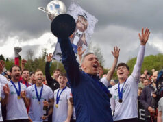 Merthyr, inšpirovaný Wrexhamom, sníva o väčšej sláve Predseda Les Barlow na zápase Merthyr's National League North proti Telfordu