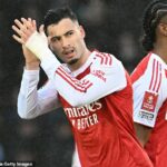 Mikel Arteta chváli Gabriela Martinelliho, keď sa útočník Arsenalu odrazil od súboja Conora Bradleyho hetrikom v FA Cupe