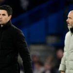 Mikel Arteta a Enzo Maresca kráčajú