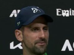 Nahnevaný Novak Djokovič kritizuje reportérovu „neúctivú“ poznámku – pretože ďalší tenisový velikán je zdesený „neúctivou“ otázkou Novak Djokovič (na snímke) stál na svojom a zamieril na novinára v otázke, o ktorej sa domnieva, že bola „neúctivá“