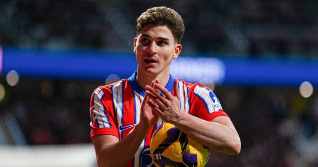 Julian Alvarez z Atlética Madrid.