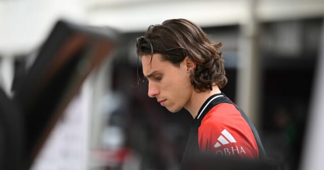 Riccardo Calafiori v telocvični