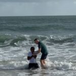 Man City viazaný Antoine Semenyo zdieľal video zo svojho krstu na pláži Bournemouth