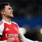 Zubimendi oslavuje gól proti Chelsea