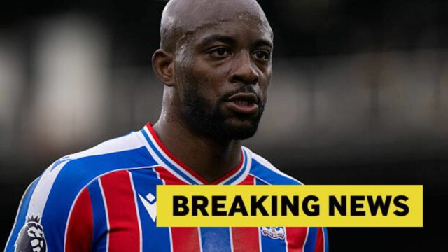 Nottingham Forest ponúkol 35 miliónov libier za Jeana-Philippa Matetu uprostred Jean-Philippe Mateta z Crystal Palace počas zápasu Premier League medzi Crystal Palace a Chelsea v Selhurst Parku 25. januára 2026 v...