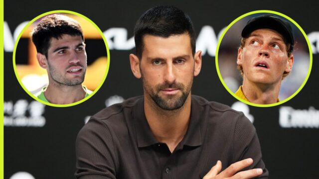 Novak Djokovič povedal, že robí chybu s Alcarazom, komentuje Sinner
