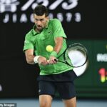 Novak Djokovič (na snímke) ťažil z ďalšieho veľkého kúska šťastia po tom, čo srbská hviezda postúpila do štvrťfinále Australian Open.