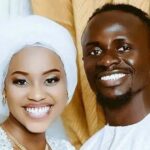 Sadio Mane s manželkou
