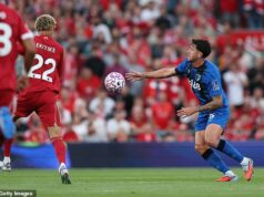 Odhalené: KAŽDÁ chyba VAR Premier League v tejto sezóne, keď šéfovia rozhodcov priznali svoje chyby po 30% náraste… ovplyvnilo to váš klub? Marcos Senesi (vpravo) vyrazil loptu preč, keď bol Hugo Ekitike čistý