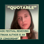 Odstránenie palestínskeho autora na festivale v Adelaide je „akt cenzúry“