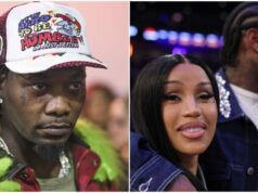 Offset sa vyhráža zastrelením BF Stefona Diggsa z Cardi B vo virálnom videu logo pochodového šialenstva