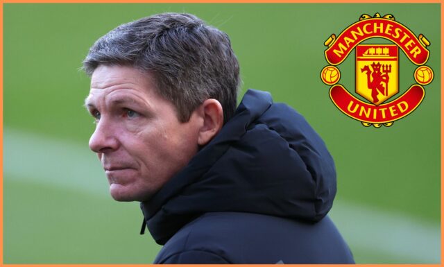 Oliver Glasner oslavuje minulú sezónu trofejou FA Cupu