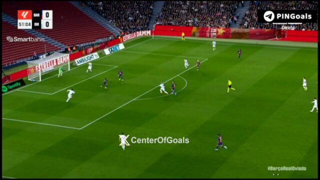 Olmo otvára skóre Barcelony proti Oviedu
