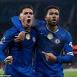 PSG údajne zvažuje prestup pre stredopoliara Chelsea Enza Fernandeza za 107 miliónov libier (vľavo)