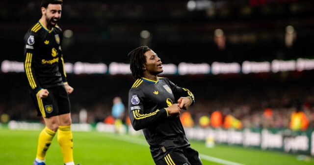 Patrick Dorgu oslavuje