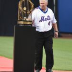 Lenny Dykstra je videný v roku 2016 počas 30. osláv titulu svetovej série Mets v roku 1986