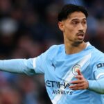 Omar Marmoush v akcii za Man City.