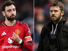 Predpoveď Bruna Fernandesa pre Michaela Carricka po rozhorčení nad rozhodnutím Man Utd Vlastnosti Michaela Carricka zanechali v Brunovi Fernandesovi dojem