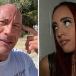 Snímka obrazovky s komentárom The Rocka (obrázok cez @avawwe_ na Instagrame)