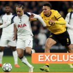 Felix Nmecha oslavuje gól za Borussiu Dortmund