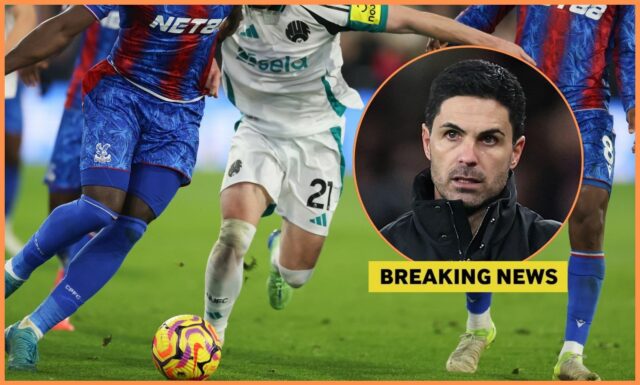 Myles Lewis-Skelly oslavuje víťazstvo Arsenalu nad Crystal Palace