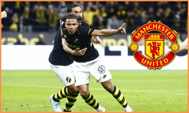 Kevin Filling oslavuje gól pre AIK