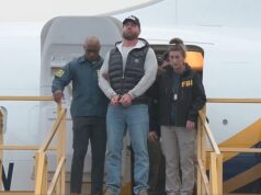 Prvé snímky olympského drogového kráľa Ryana Weddinga zverejnené na americkej pôde, keď sa objavia divoké detaily o tom, ako ho FBI chytila v Mexico City. Objavili sa úžasné nové zábery Ryana Weddinga, ktorý pricestoval do USA v putách