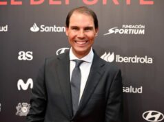 Rafael Nadal posiela odkaz bývalej svetovej jednotke po návšteve jeho akadémie Fotografický kredit by mal znieť JACQUES DEMARTHON/AFP cez Getty Images