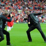 Reakcia Justina Rose a Usaina Bolta na víťazstvo Michaela Carricka a Manchestru United v derby