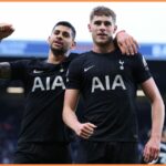 Sergio Romero oslavuje víťazstvo Tottenhamu nad Eintrachtom Frankfurt