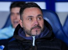 Roberto De Zerbi upustil od nároku Ethana Nwaneriho po tom, čo sa prepožičaný hráč Arsenalu sklonil v Marseille Roberto De Zerbi, hlavný tréner Marseille