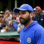 Rohit Sharma počas série ODI proti Austrálii. (Poďakovanie: Getty)